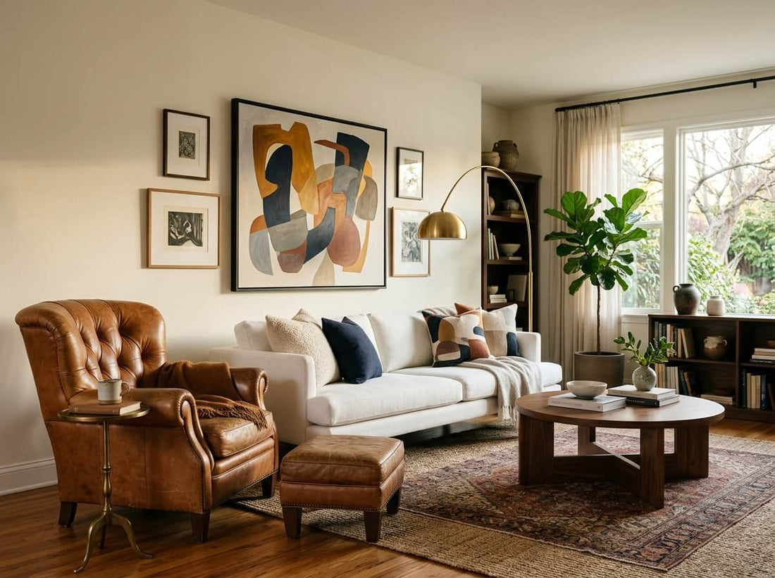 vintage living room