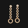 18k Dangling Pendant Earrings
