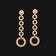 14k Dangling Pendant Earrings