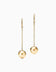 Gold Earrings With Pearls