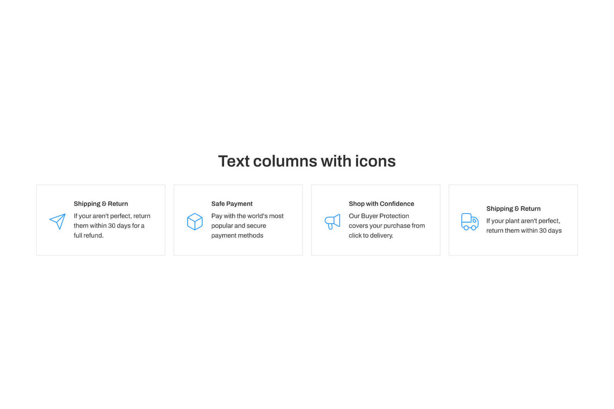 Text with icon 3