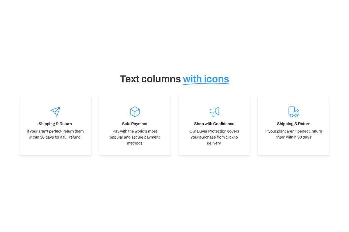 Text with icon 4