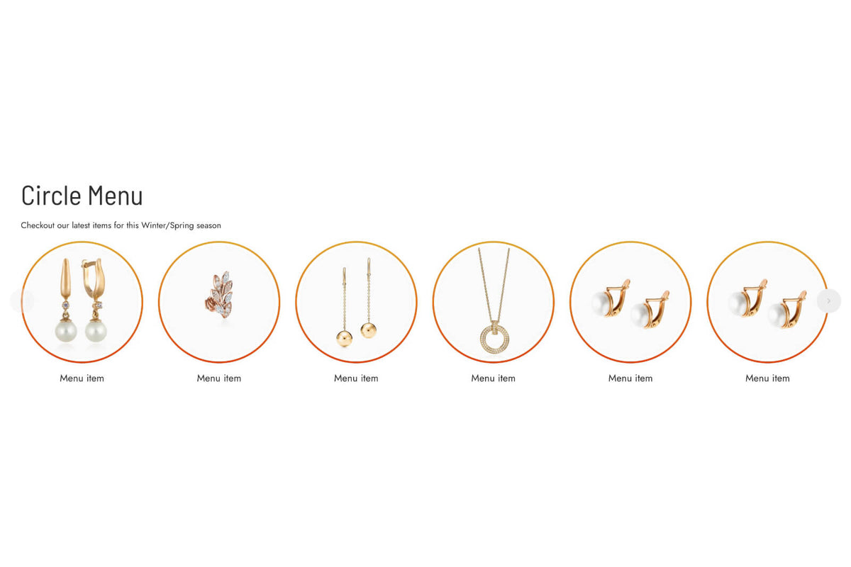 Circle menu 2