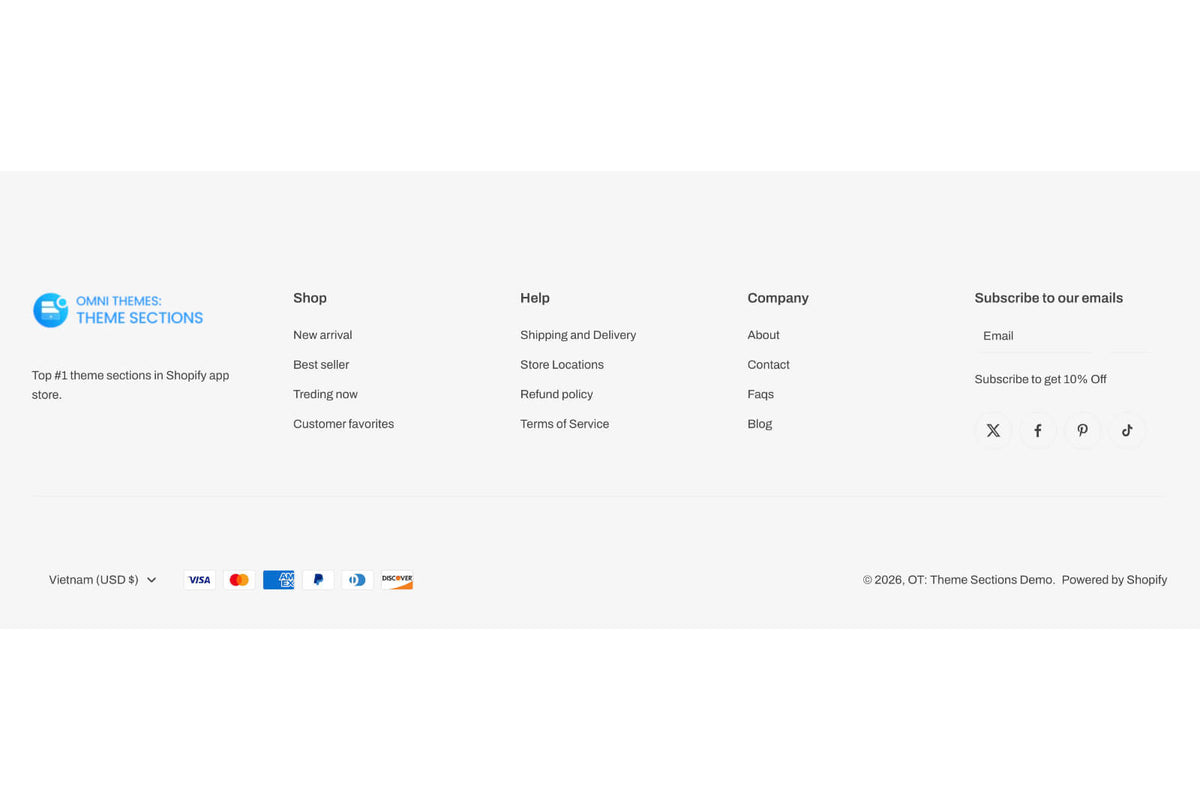Footer 1