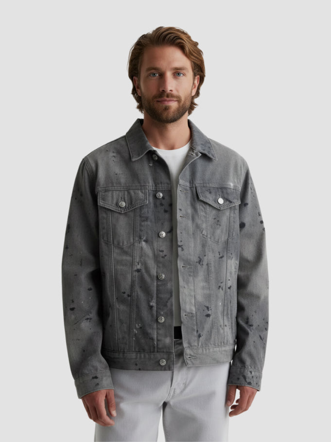 Ash Grey Denim Jacket